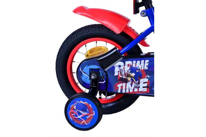 Sonic Prime Kinderfiets - Jongens - 12 inch - Blauw Rood