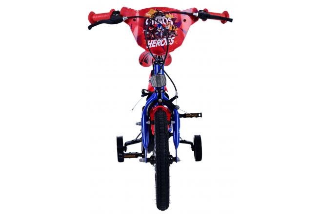 Sonic Prime Kinderfiets - Jongens - 14 inch - Blauw Rood - Twee handremmen