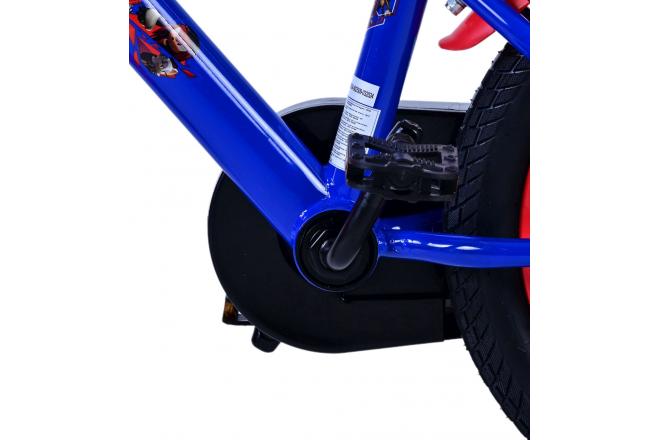 Sonic Prime Kinderfiets - Jongens - 14 inch - Blauw Rood - Twee handremmen