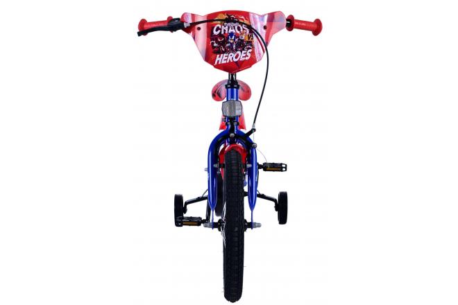 Sonic Prime Kinderfiets - Jongens - 16 inch - Blauw Rood