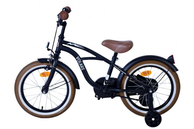 Volare Black Cruiser Kinderfiets - Jongens - 16 inch - Zwart