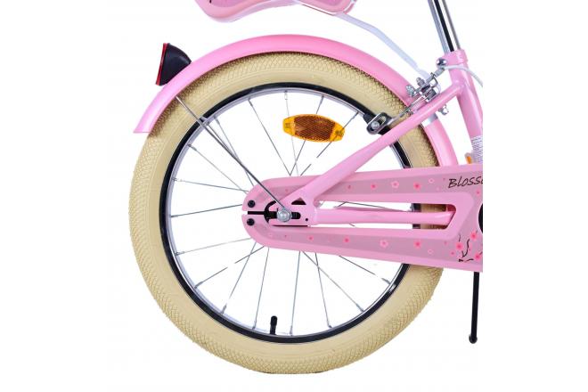 Volare Blossom Kinderfiets - Meisjes - 18 inch - Roze - Twee handremmen