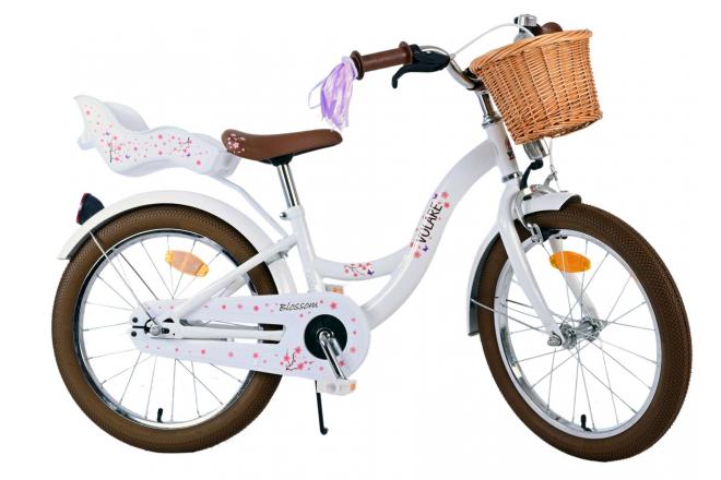 Volare Blossom Kinderfiets - Meisjes - 18 inch - Wit