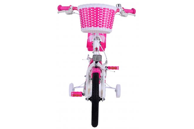 Volare Lovely Kinderfiets - Meisjes - 14 inch - Roze Wit - Twee Handremmen [CLONE]