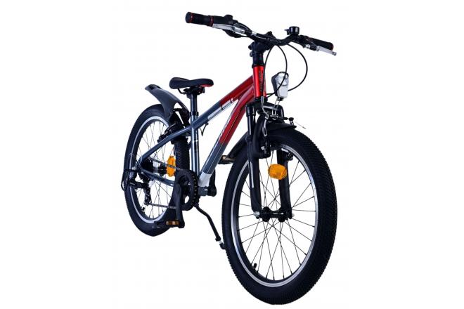 Volare XC Race Kinderfiets - 20 inch - 7 speed - Rood/Grijs