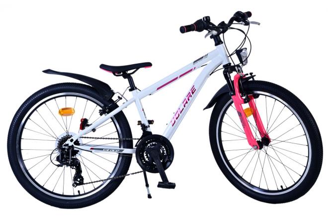 Volare XC Race Kinderfiets - 24 inch - 21 speed - Wit Roze