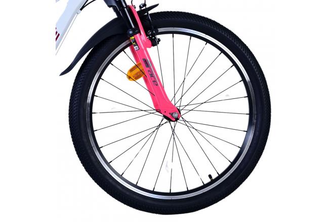 Volare XC Race Kinderfiets - 24 inch - 21 speed - Wit Roze