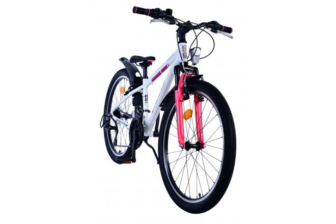 Volare XC Race Kinderfiets - 24 inch - 21 speed - Wit Roze