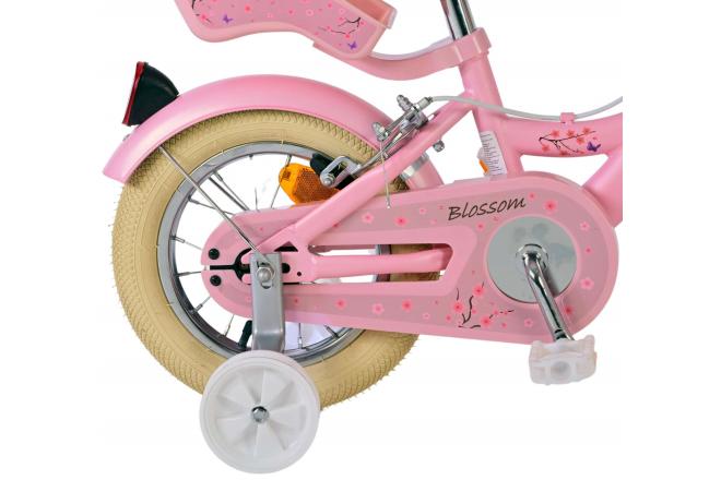 Volare Blossom Kinderfiets - Meisjes - 12 inch - Roze - Twee handremmen