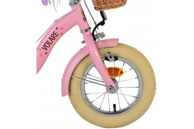 Volare Blossom Kinderfiets - Meisjes - 12 inch - Roze - Twee handremmen