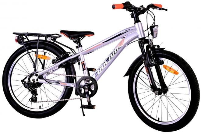 Volare Cross Kinderfiets - Jongens - 20 inch - Zilver , 6 versnellingen