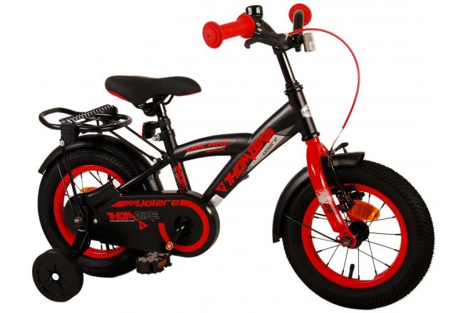 Volare Thombike Kinderfiets - Jongens - 12 inch - Zwart Rood