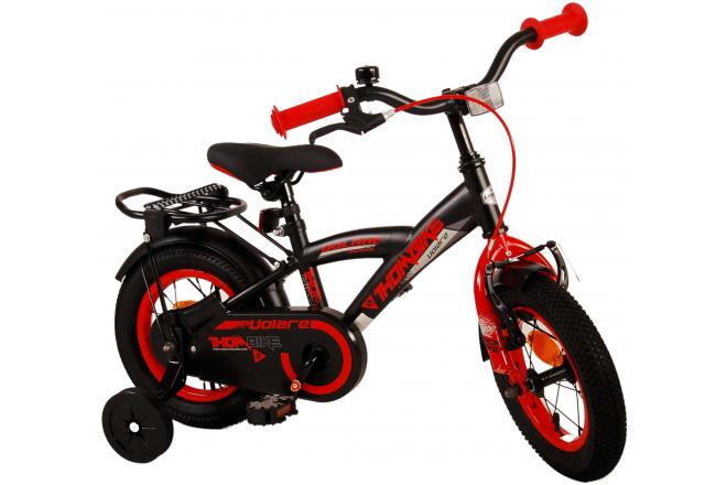 Volare Thombike Kinderfiets - Jongens - 12 inch - Zwart Rood