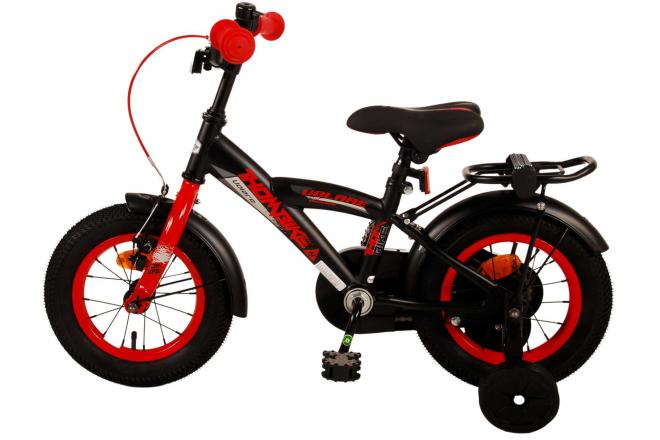 Volare Thombike Kinderfiets - Jongens - 12 inch - Zwart Rood