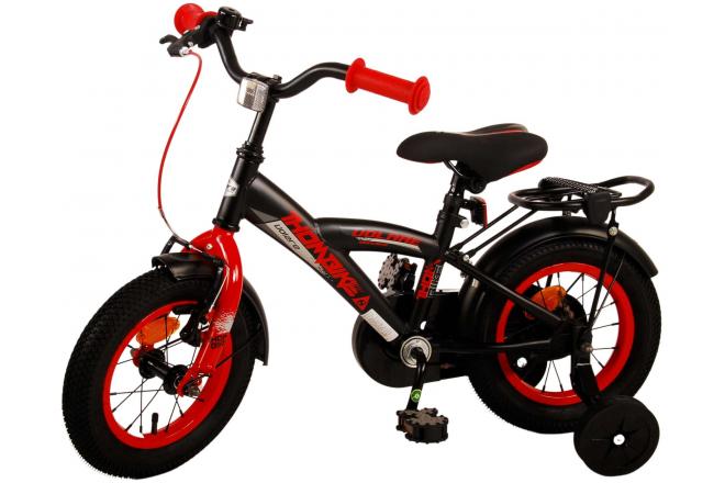 Volare Thombike Kinderfiets - Jongens - 12 inch - Zwart Rood