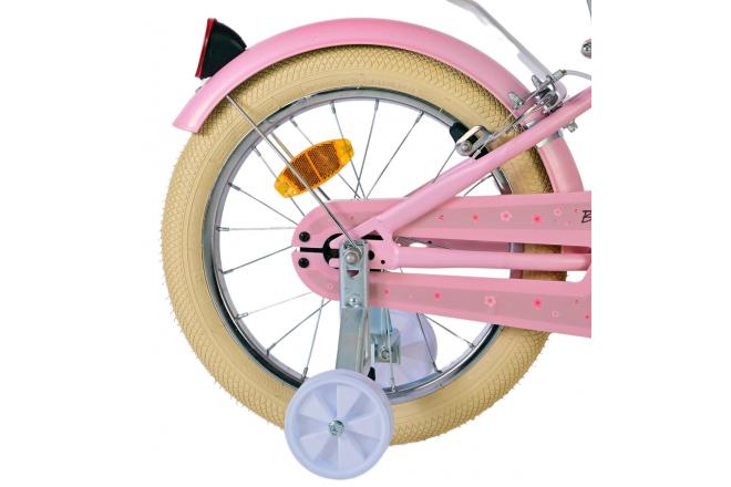 Volare Blossom Kinderfiets - Meisjes - 16 inch - Roze - Twee Handremmen