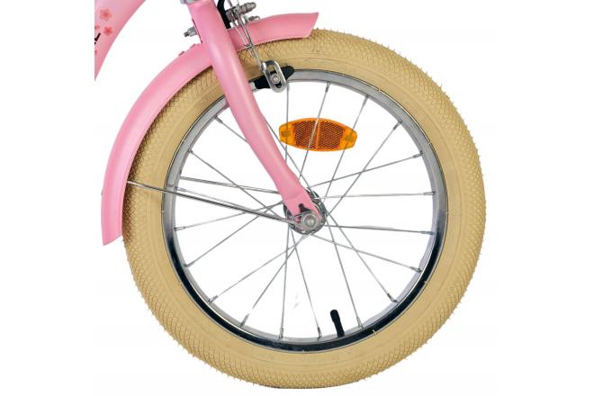 Volare Blossom Kinderfiets - Meisjes - 16 inch - Roze - Twee Handremmen