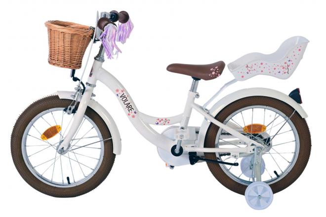 Volare Blossom Kinderfiets - Meisjes - 16 inch - Wit