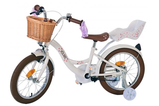 Volare Blossom Kinderfiets - Meisjes - 16 inch - Wit