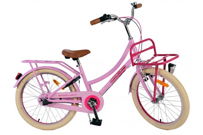 Volare Excellent Kinderfiets - Meisjes - 20 inch - Roze - 3 versnellingen