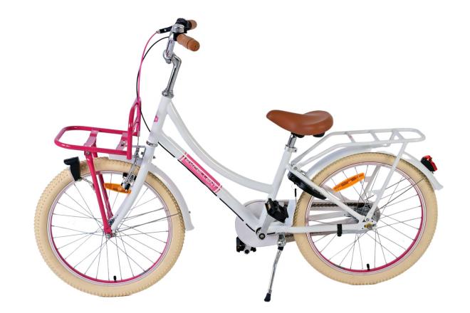 Volare Excellent Kinderfiets - Meisjes - 20 inch - Wit - 3 versnellingen