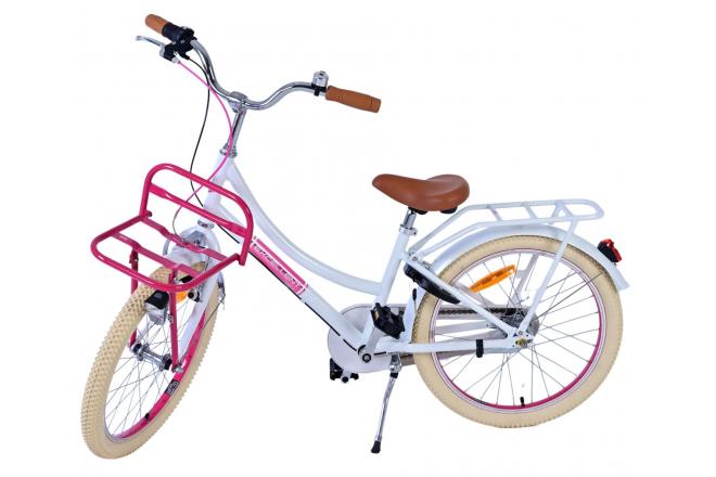 Volare Excellent Kinderfiets - Meisjes - 20 inch - Wit - 3 versnellingen