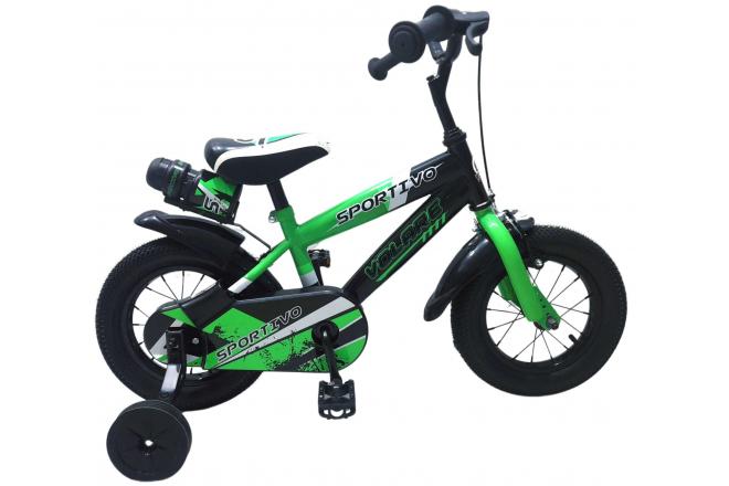 Volare Sportivo Kinderfiets Jongens 12 inch Groen Zwart