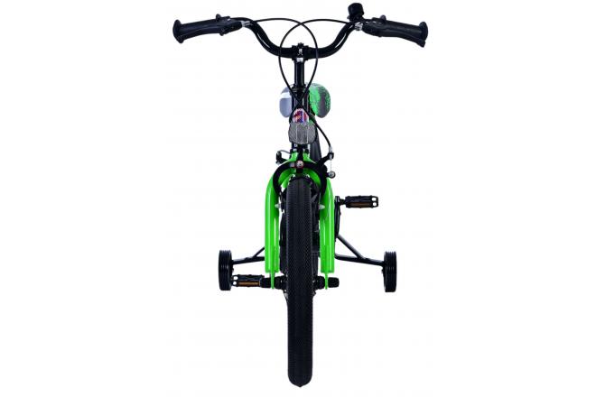 Volare Sportivo Kinderfiets - Jongens - 16 inch - Groen Zwart - Twee Handremmen