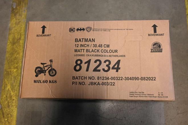 Batman Kinderfiets - Jongens - 12 inch - Zwart