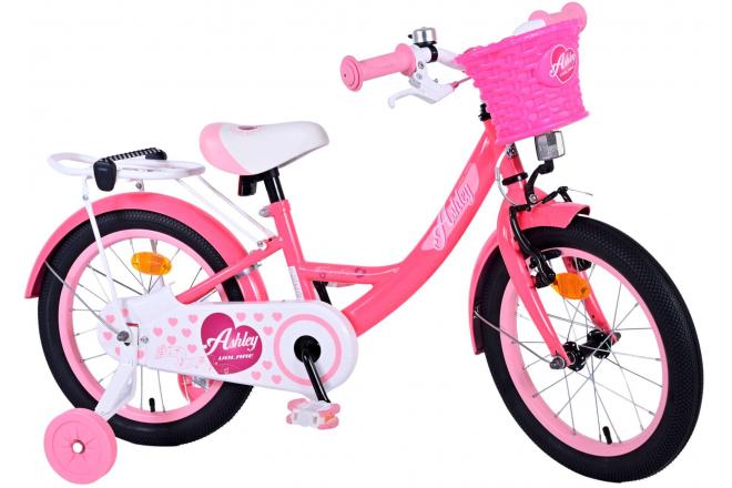 Volare Ashley Kinderfiets - Meisjes - 16 inch - Roze/Rood