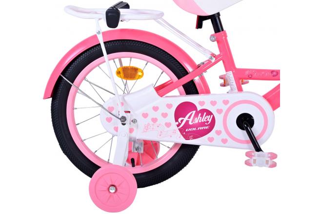 Volare Ashley Kinderfiets - Meisjes - 16 inch - Roze/Rood