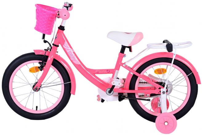 Volare Ashley Kinderfiets - Meisjes - 16 inch - Roze/Rood