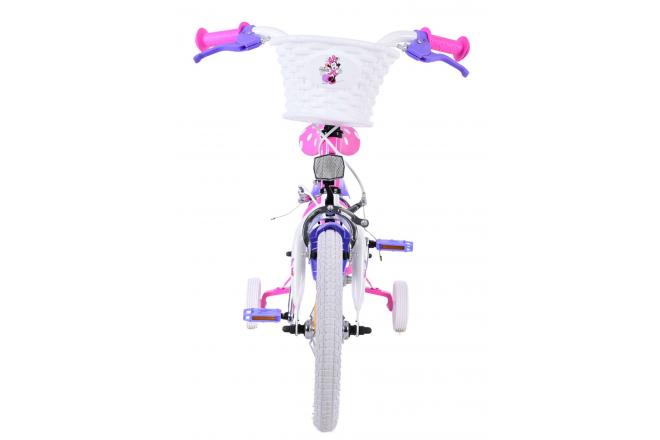 Disney Minnie Kinderfiets - Meisjes - 14 inch - Roze - Twee handremmen