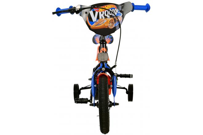 Hot Wheels Kinderfiets - Jongens - 12 inch - Zwart Oranje Blauw