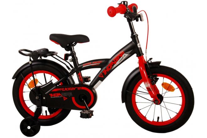 Volare Thombike Kinderfiets - Jongens - 14 inch - Zwart Rood