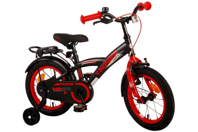 Volare Thombike Kinderfiets - Jongens - 14 inch - Zwart Rood