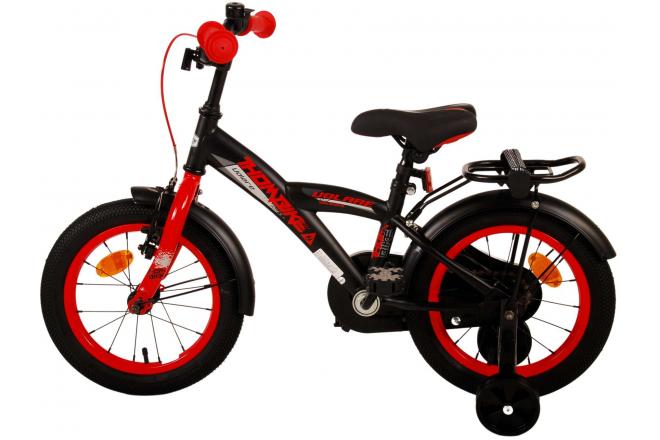 Volare Thombike Kinderfiets - Jongens - 14 inch - Zwart Rood