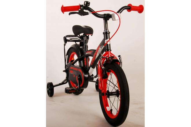 Volare Thombike Kinderfiets - Jongens - 14 inch - Zwart Rood