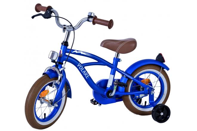 Volare Blue Cruiser Kinderfiets - Jongens - 12 inch - Blauw - 95% afgemonteerd