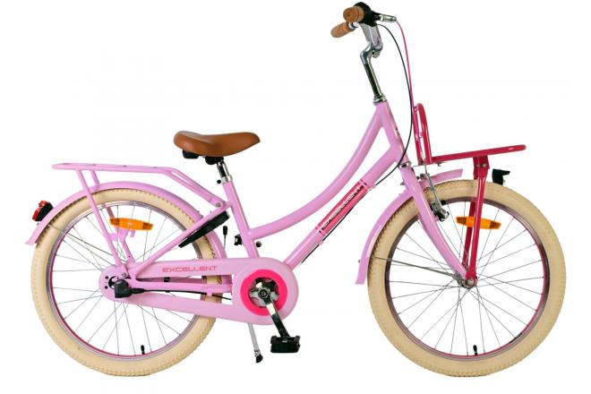 Volare Excellent Kinderfiets - Meisjes - 20 inch - Roze - 3 versnellingen