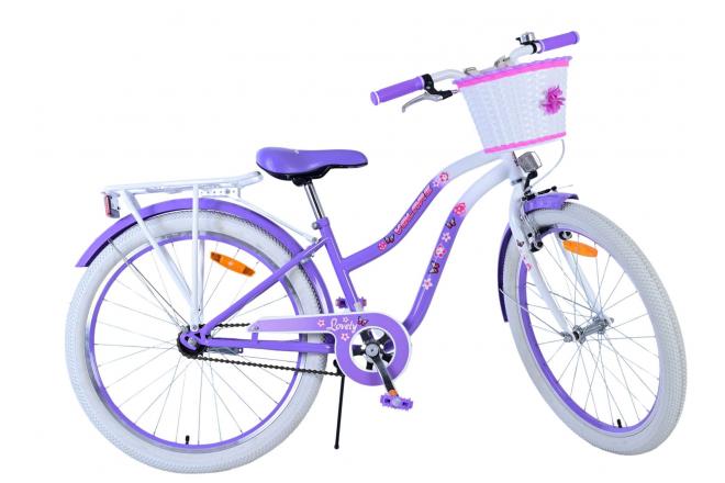 Volare Lovely Kinderfiets - Meisjes - 24 inch - Paars