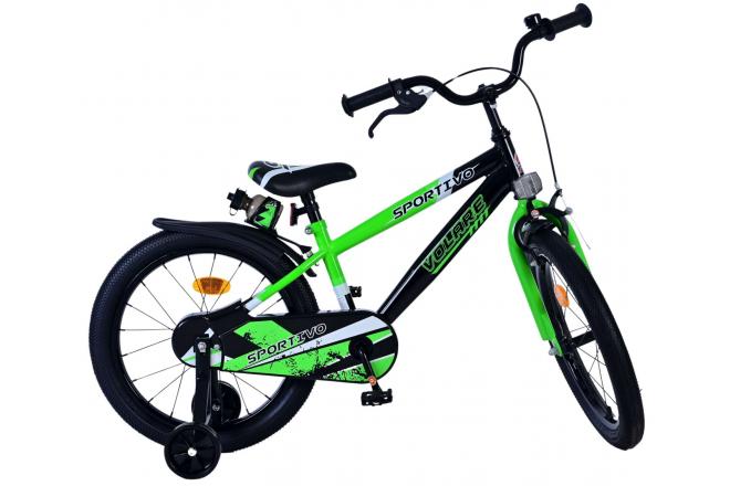 Volare Sportivo Kinderfiets - Jongens - 18 inch - Groen Zwart