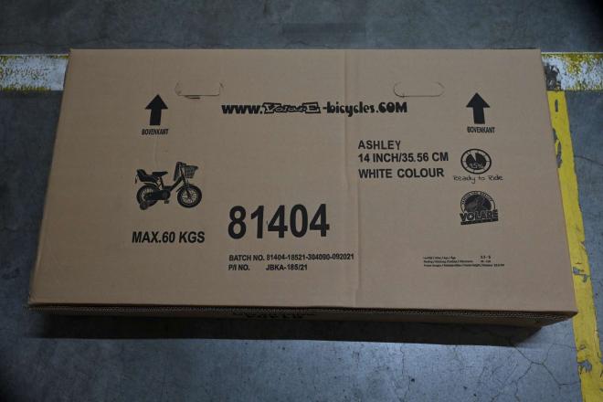 Volare Ashley Kinderfiets - Meisjes - 14 inch - Wit - 95% afgemonteerd