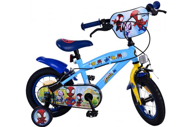 Spidey Kinderfiets - Jongens - 12 inch - Blauw - Twee handremmen