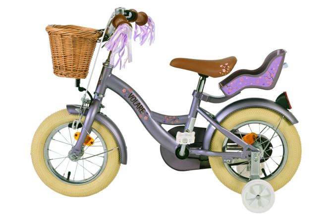 Volare Blossom Kinderfiets - Meisjes - 12 inch - Paars