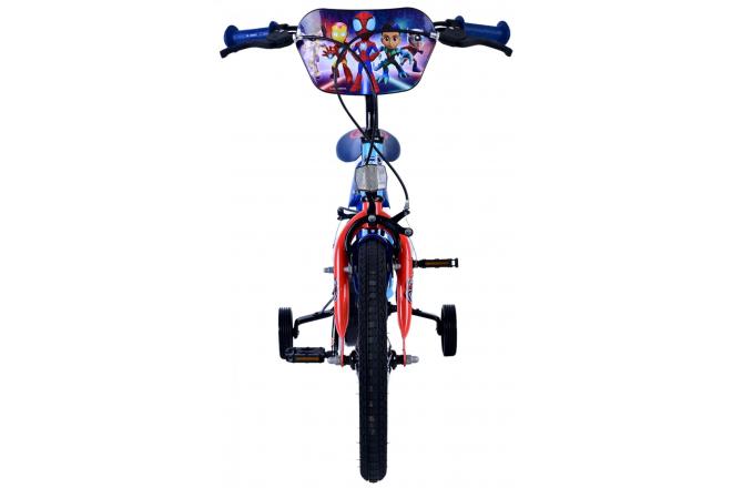 Spidey Kinderfiets - Jongens - 16 inch - Blauw - Twee handremmen