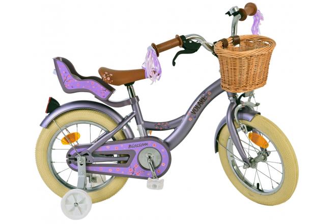 Volare Blossom Kinderfiets - Meisjes - 14 inch - Paars