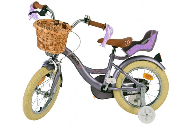 Volare Blossom Kinderfiets - Meisjes - 14 inch - Paars