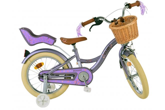 Volare Blossom Kinderfiets - Meisjes - 16 inch - Paars