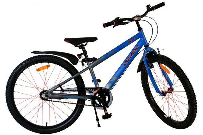 Volare Rocky Kinderfiets - 24 inch - Blauw - Shimano Nexus 3 versnellingen